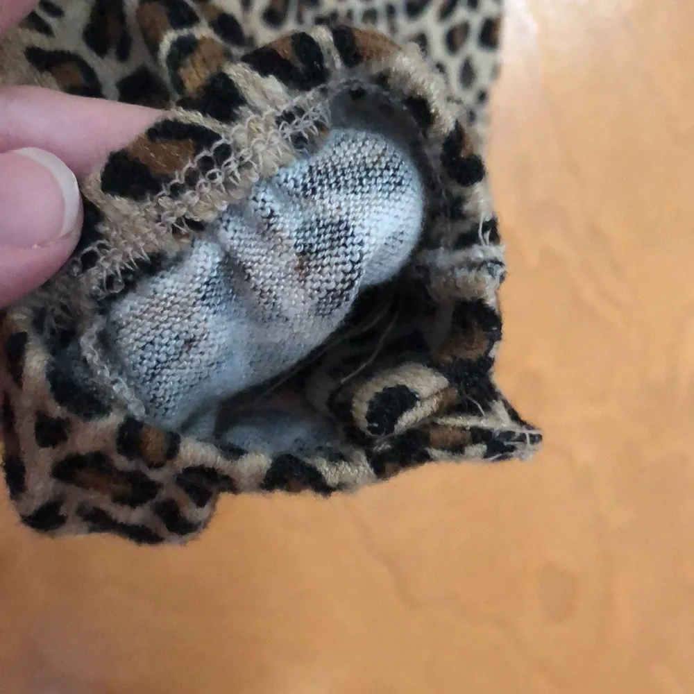 Old Navy Leopard one piece long sleeve jumpsuit bodysuit